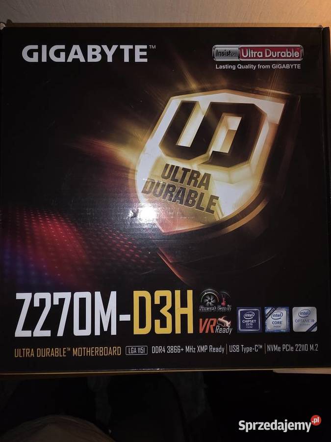 Płyta główna Gigabyte Z270MD3H zintegrowana karta dźwiękowa podlaskie Łomża sprzedam