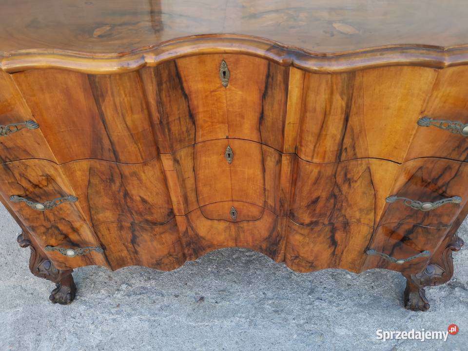 Piękna komoda włoska ok1920r antyk transport Wałbrzych