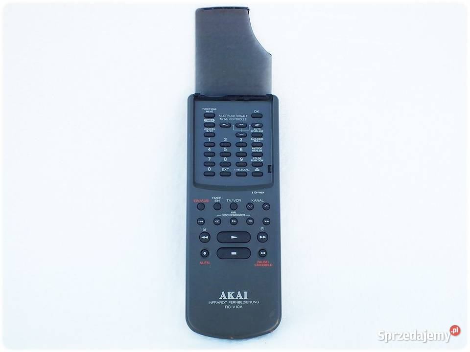 Pilot AKAI RCV10A do magnetowidu video ORYGINAŁ Piloty Żary
