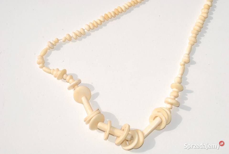 Stary naszyjnik kolia korale antyk Galanteria i dodatki śląskie Cieszyn