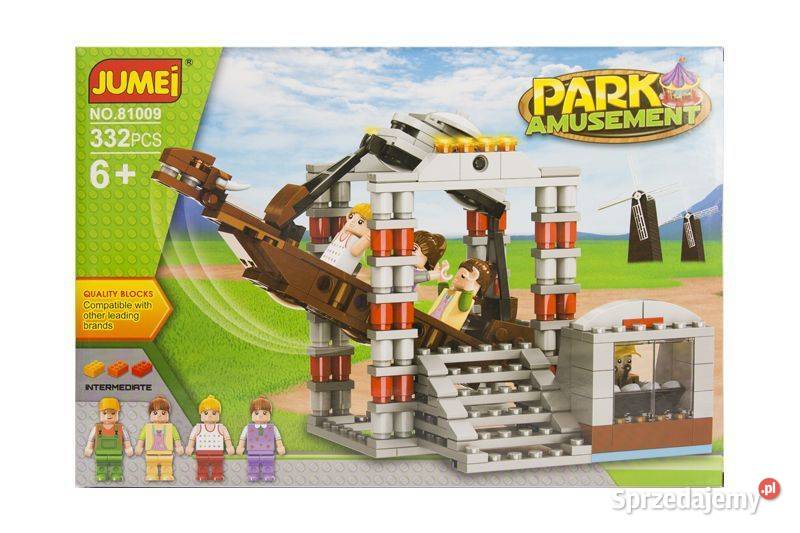 Klocki Jumei PARK ROZRYWKI 332 elementy 38 x 26