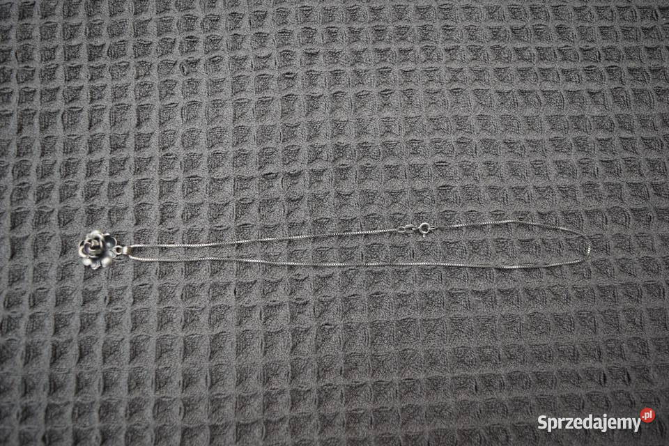 Łańcuszek Srebrny z Zawieszką Dł44 Próba Olsztyn