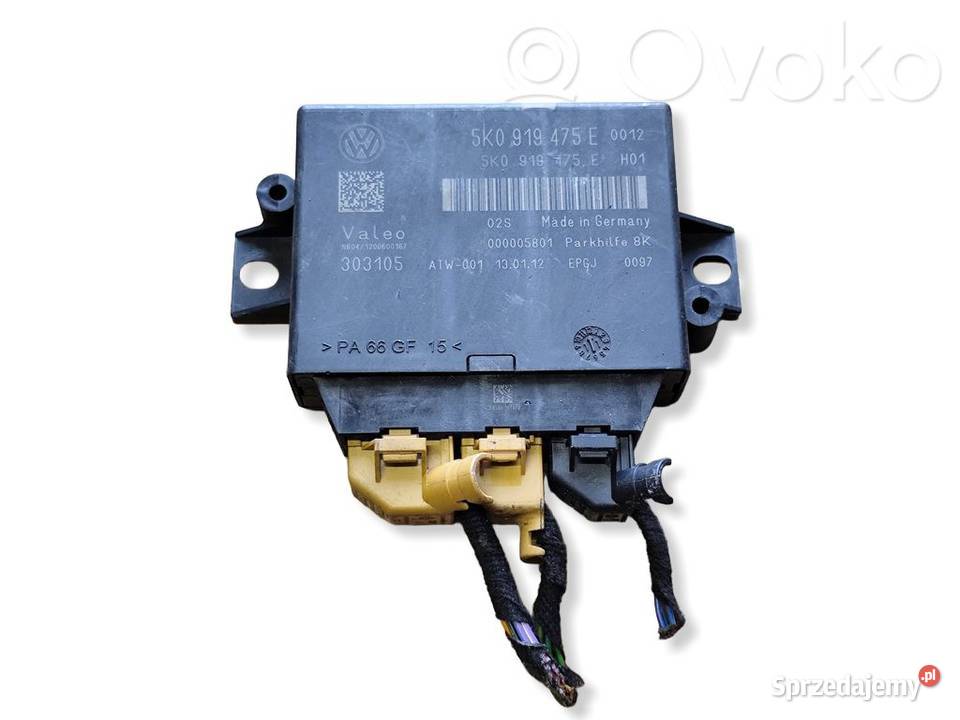 VW Golf VI Plus STEROWNIK MODUŁ PARKTRONIC PDC wielkopolskie