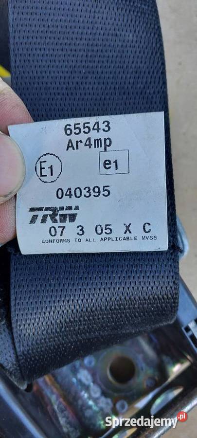 Pas bezpieczeństwa tył BMW 7 E65 Szczecin