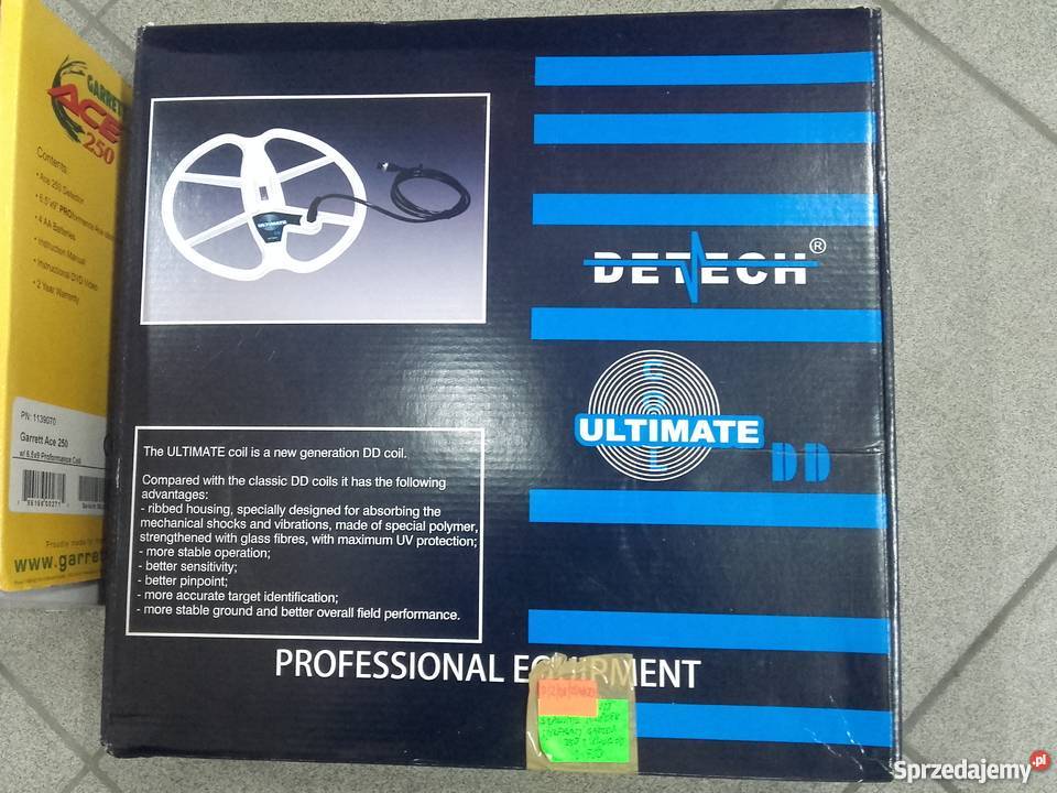 Wykrywacz Garret Ace 250 Cewka DeTech na Lublin