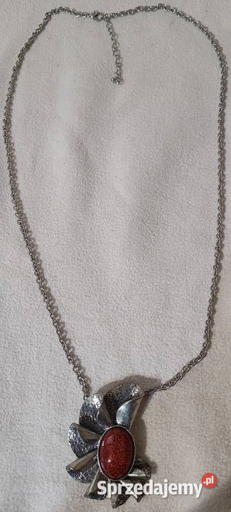 Naszyjnik oksydowany kwiat Radom sprzedam