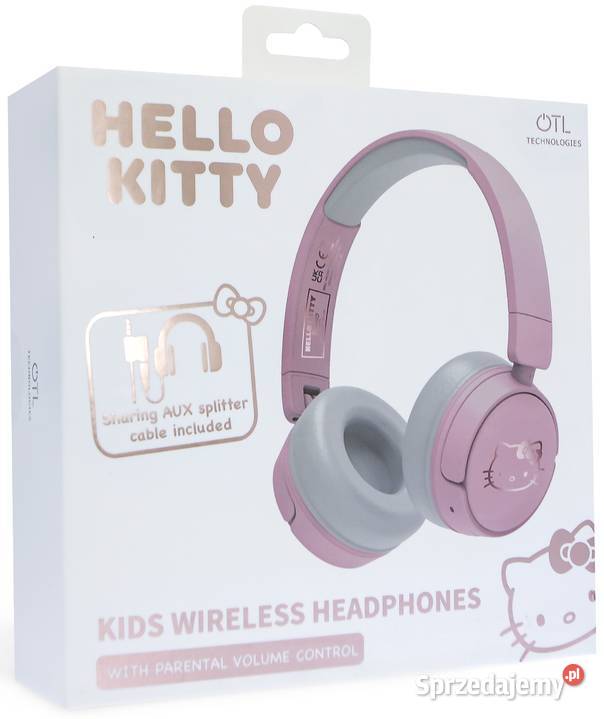 Hello Kitty Słuchawki Nauszne Bezprzewodowe Mogilany