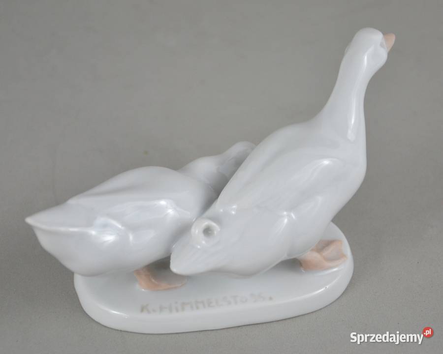 Gęsi Karla Himmelstossa Rosenthal Selb 191415r mazowieckie Bronisze sprzedam