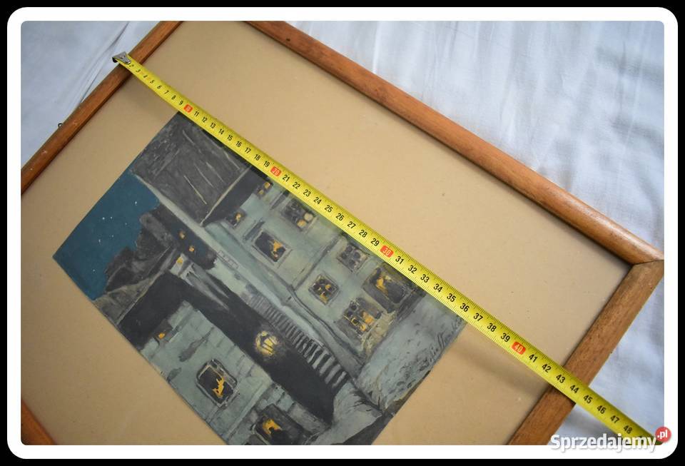 Zofia Stankiewicz obraz Kamienne schodki w ramie