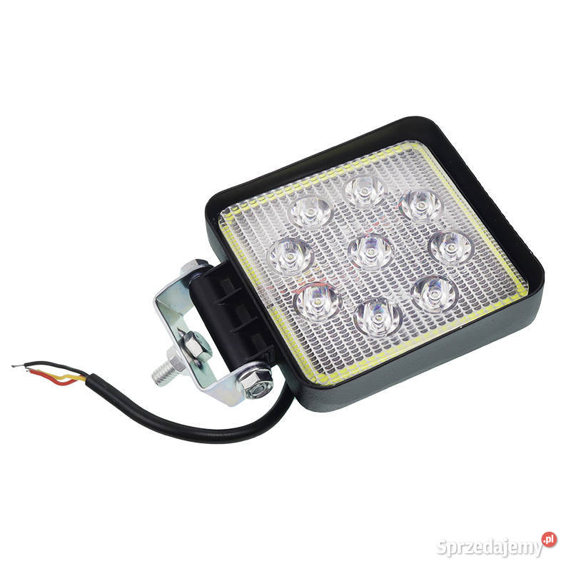 LAMPA ROBOCZA LEDOWA PROSTOKĄTNA 9 LED OBRYSOWA