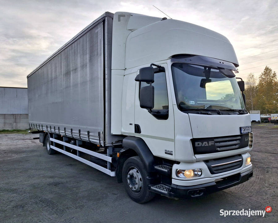 DAF LF 55 250 EEV Firanka, 23ep, 9,3m, dach suwany, 9t ładowność, automat