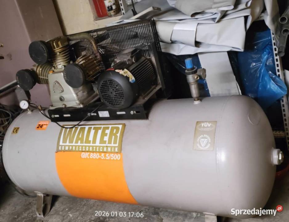 Kompresor Walter gk 880 zbiornik 500 Litrów Pozostałe Dębica