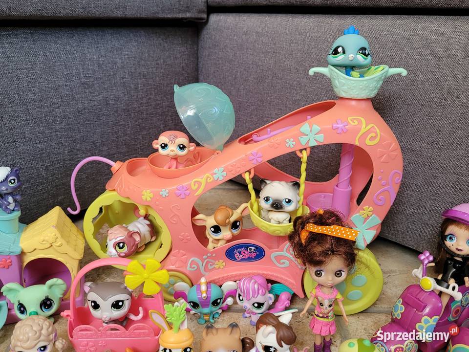 Littlest Pet Shop zestaw 32 LPS dodatki autko Środa Wielkopolska