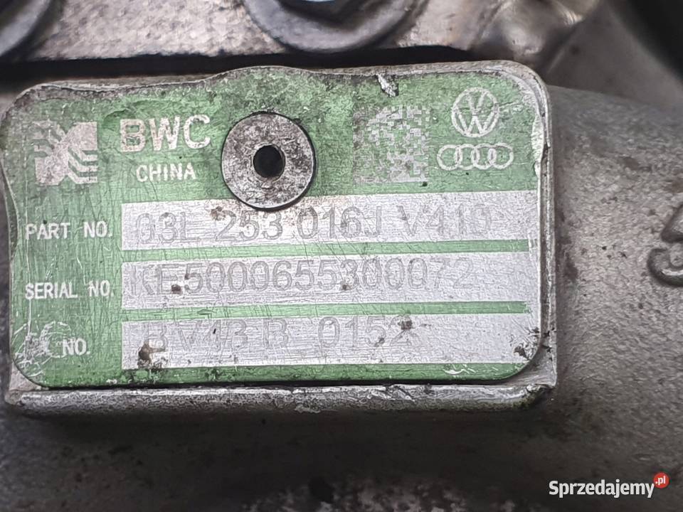 TURBOSPRĘŻARKA VW Golf VI 20 TDI turbo Chełm