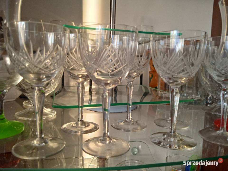 Kieliszki kryształowe do wina Kraków