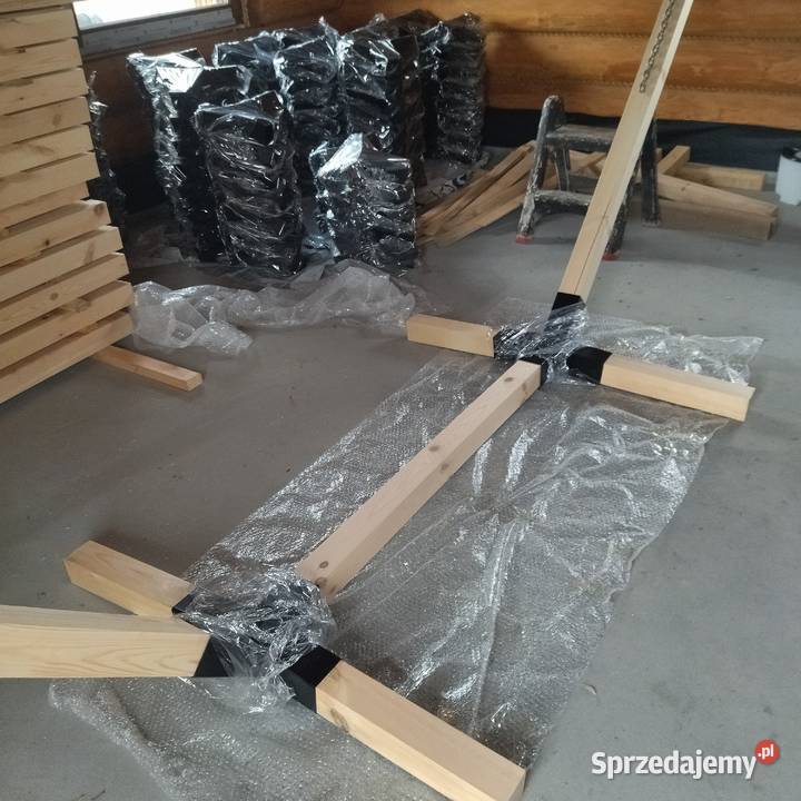 Hamak ogrodowy dwuosobowy 300 Duży 80x80mm belki opolskie