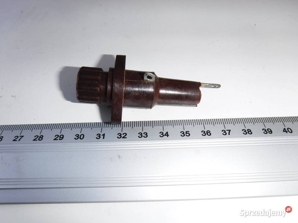 Gniazdo bezpiecznika 45 mm bakelitowe Sp7 Nowe Pozostałe
