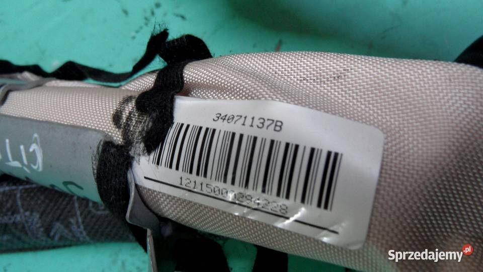 CITROEN C3 II 10r AIRBAG kurtyna prawa