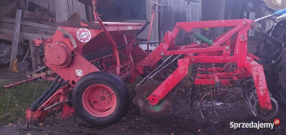 Agregat siewny kultywator siewnik Unia Famarol warmińsko-mazurskie Ostróda