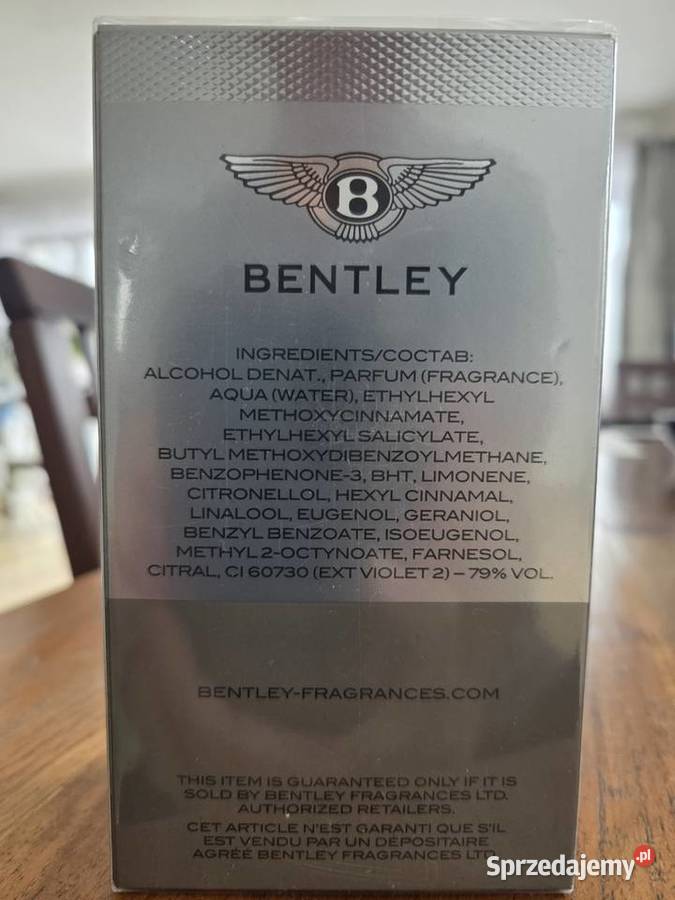 Oryginalne nowe perfumy Bentley Infinite Intense sprzedam