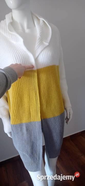 Kardigan sweter damski z kapturem Poznań