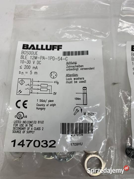 Balluff BLE 12MPA1PDS4C BOS00UE Photoelectric Warszawa
