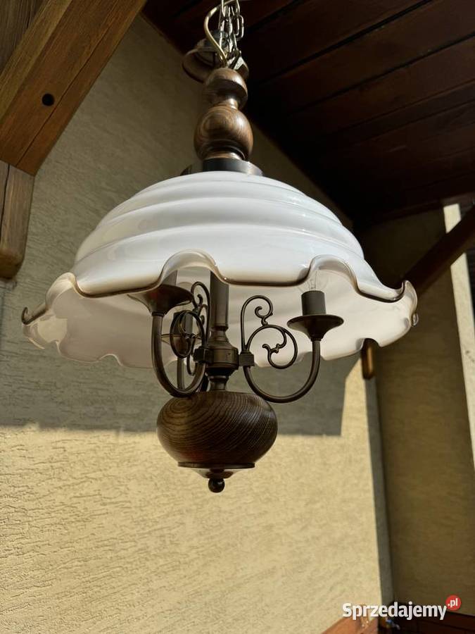 Lampa wisząca stylowa żyrandol świeczkowy zwis Garwolin sprzedam