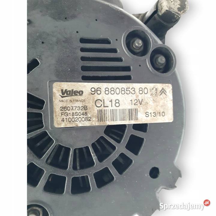 ALTERNATOR Peugeot 3008 16 HDi 9688085380 osobowe Chełm