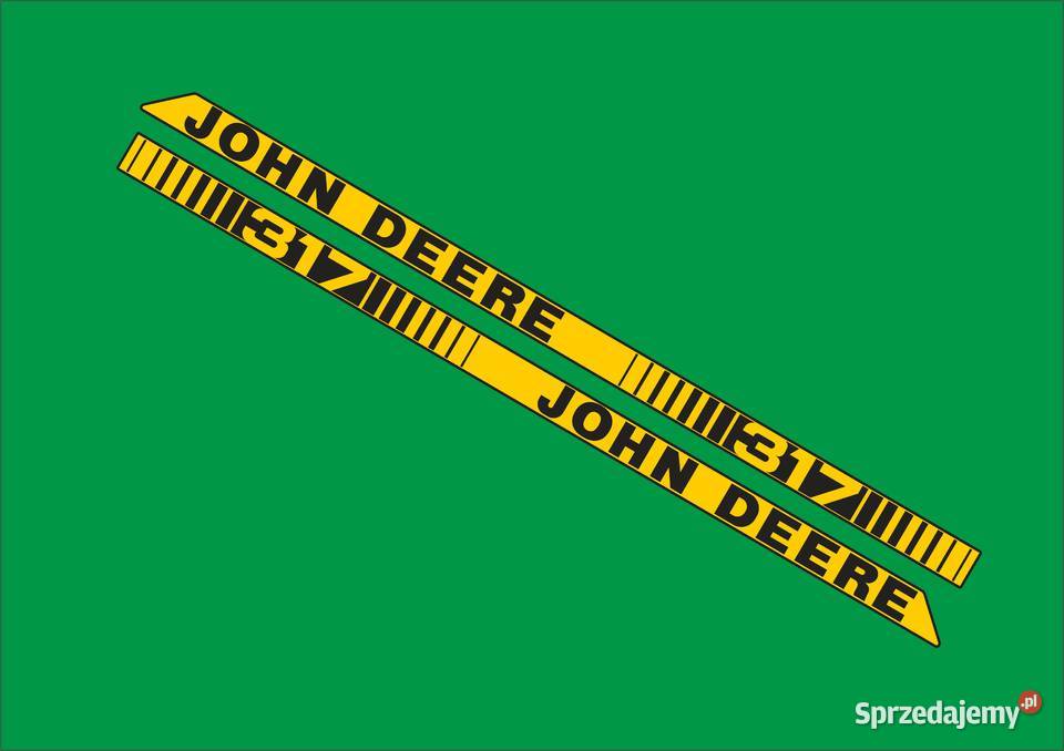 Naklejki john deere 317 laminowane mocne Bydgoszcz