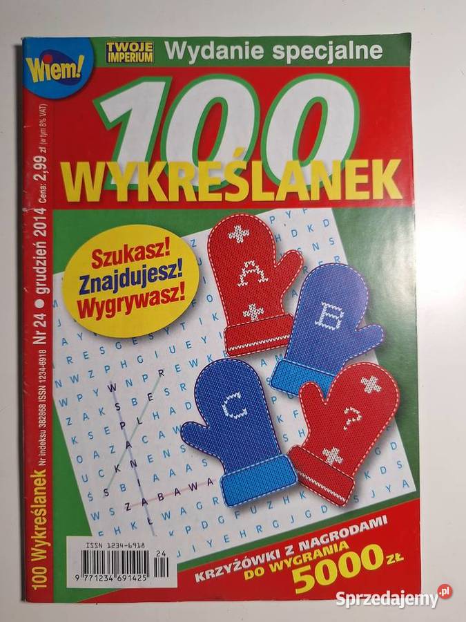 100 Wykreślanek Wydanie Specjalne 2014 Wiem
