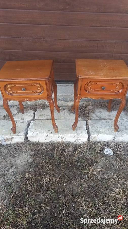 Stare meble sypialnią łóżko Śrem