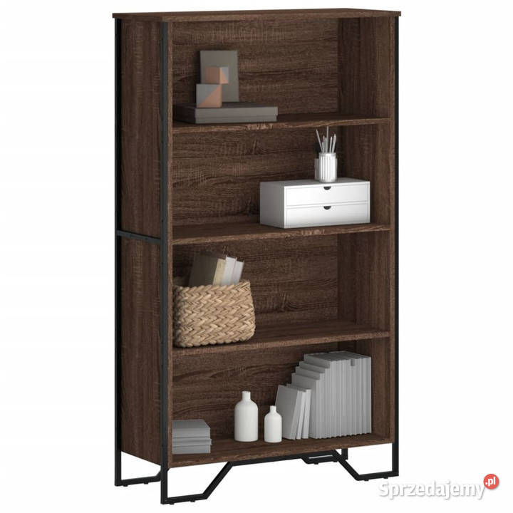 Regał brązowy dąb 80x31x1375 materiał Warszawa