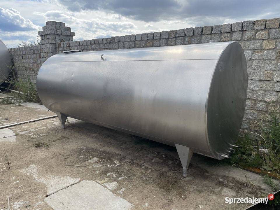 Zbiornik izolowany poziomy 4850l ze stali Wtelno