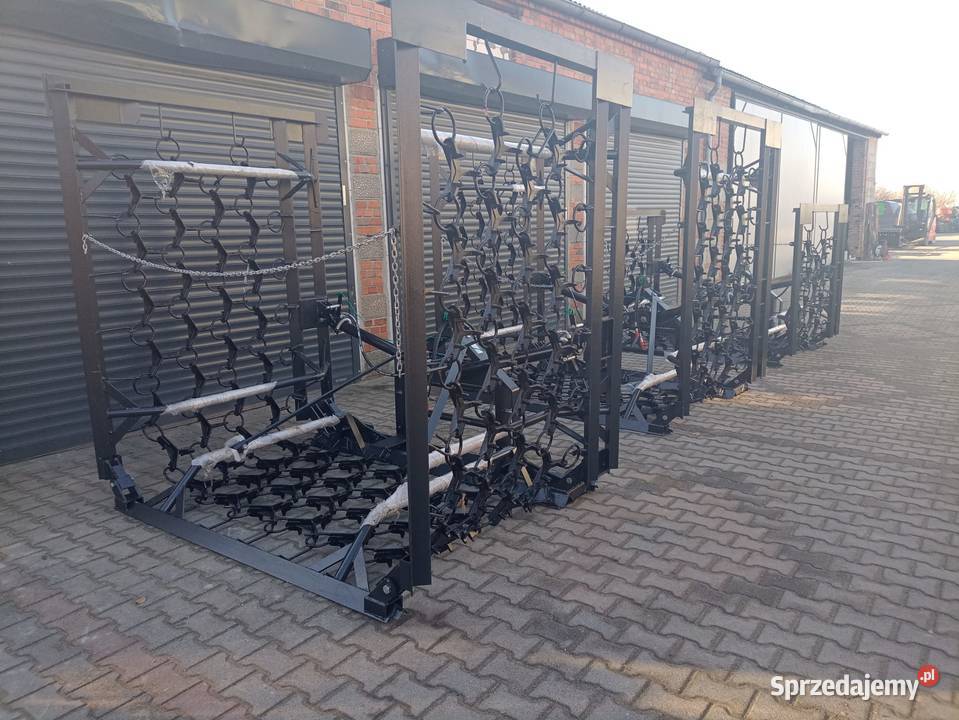 Włóka łąkowo polowa 6m hydrauliczna Metal Łowicz