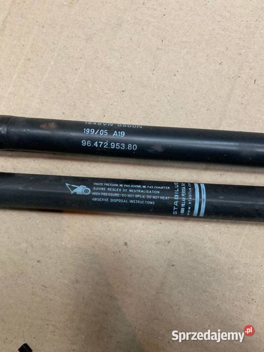 Siłowniki klapy bagażnika citroen c4 I coup 3d zachodniopomorskie Szczecin