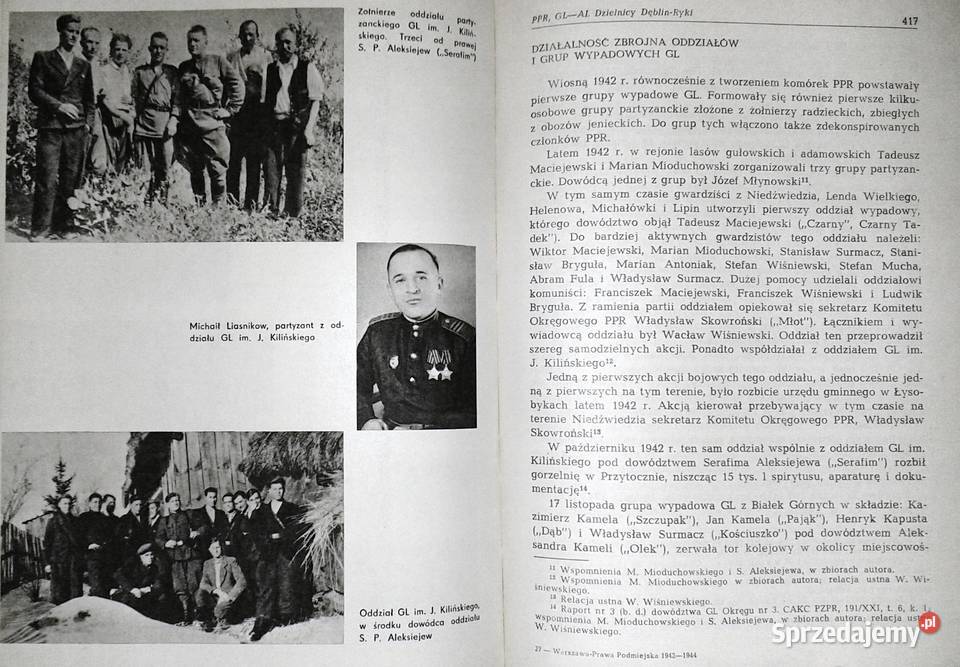 Warszawa Prawa Podmiejska 1942 1944 Z walk PPR Pozostałe Chełm