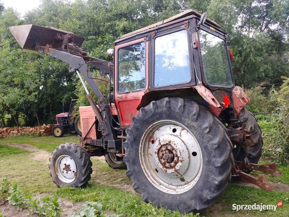 Tur MTZ 82 Belarus Pronar Dwusekcyjny Ładowacz wielkopolskie Śmigiel