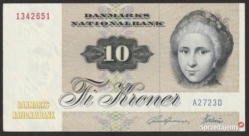 DANIA 10 KORON 1972 STAN UNC Łódź