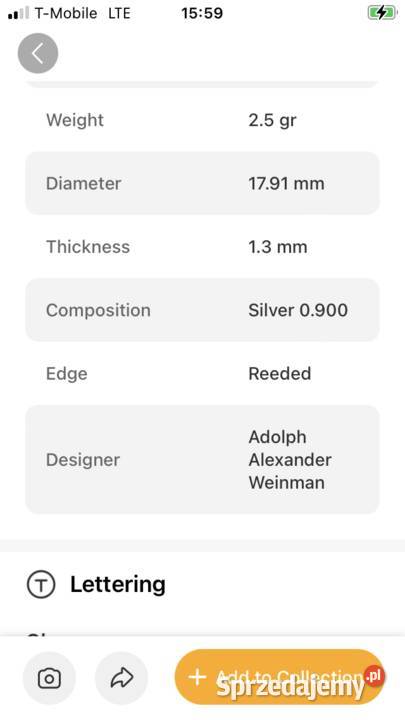 10 centow amerykanskich produkcji 1944 Szczecin