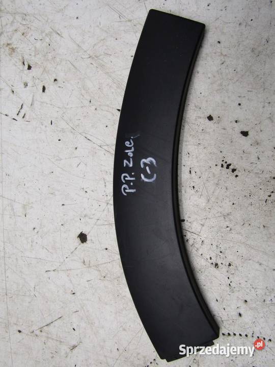 NAKŁADKA LISTWA ZDERZAKA PRAWY PRZÓD CITROEN C3 osobowe sprzedam