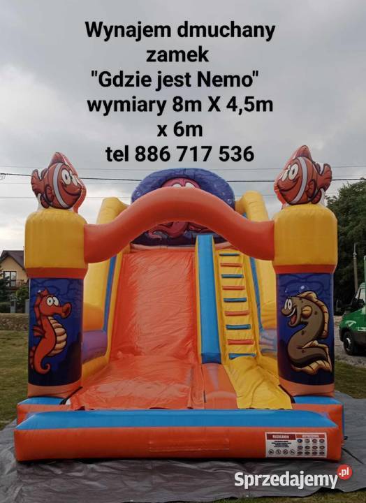 Dmuchaniec dzieci zamek dmuchany zjeżdżalnia