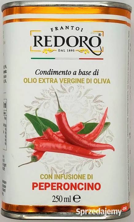 Oliwa z oliwek z pepperoni w puszce 250ml x 4