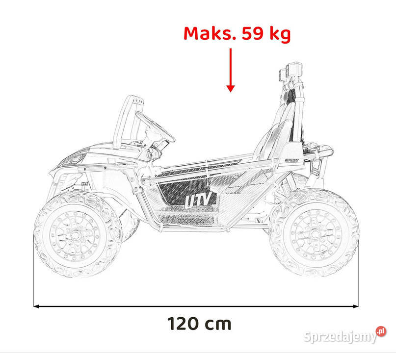 BAWIBUS Auto samochód na akumulator BUGGY FASTER śląskie Myszków