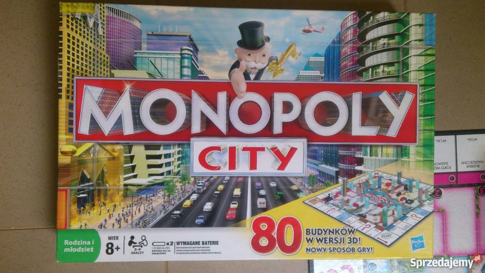 MONOPOLY CITY 3D Gra planszowa całej rodziny Katowice