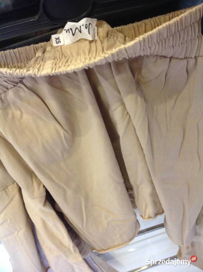 Top Bluzka Hiszpanka Damska XS Beżowa NOWA Nowa Sól