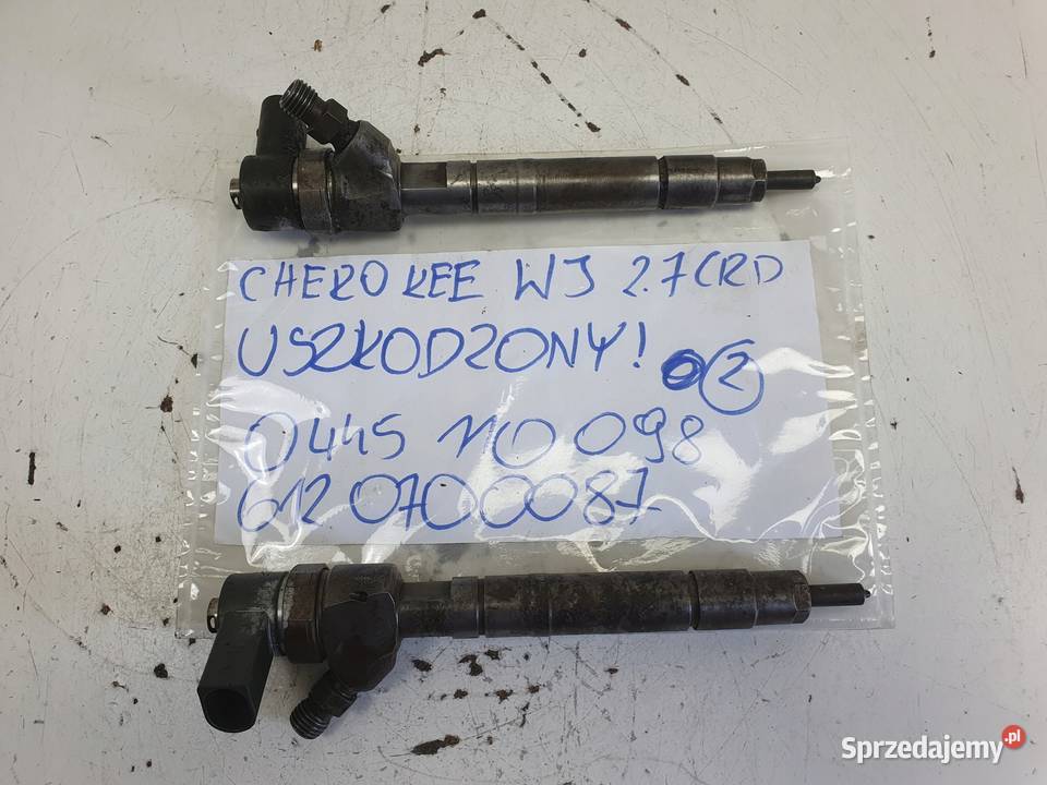 WTRYSKIWACZ Jeep Grand Cherokee WJ 27 CRD PALIWA osobowe Chełm