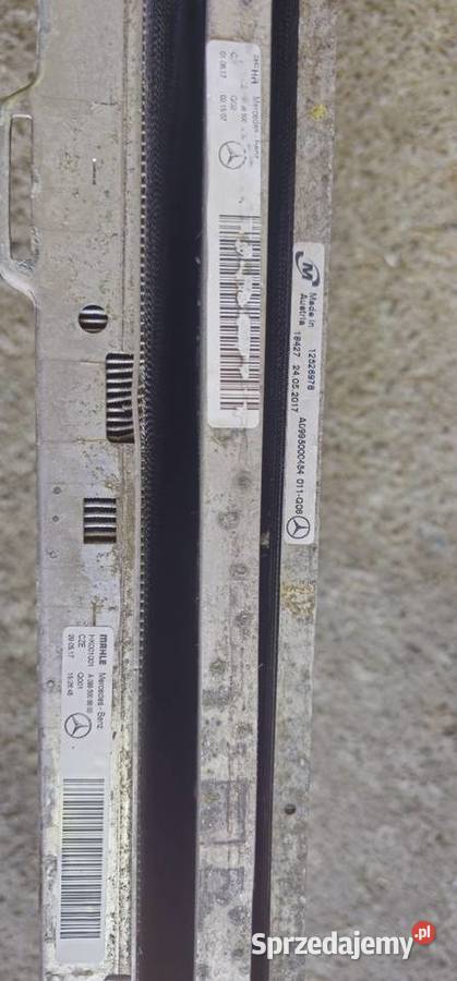 Chłodnice komplet Mercedes w213 cdi klima wody Wrocław