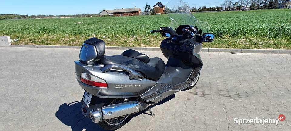 Suzuki Burgman 650 Executive zadbany nawigacja mazowieckie Ciechanów