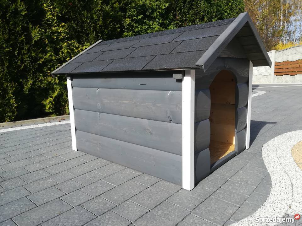 Duża buda psa z bala wym wew 100x75 Bielsko-Biała