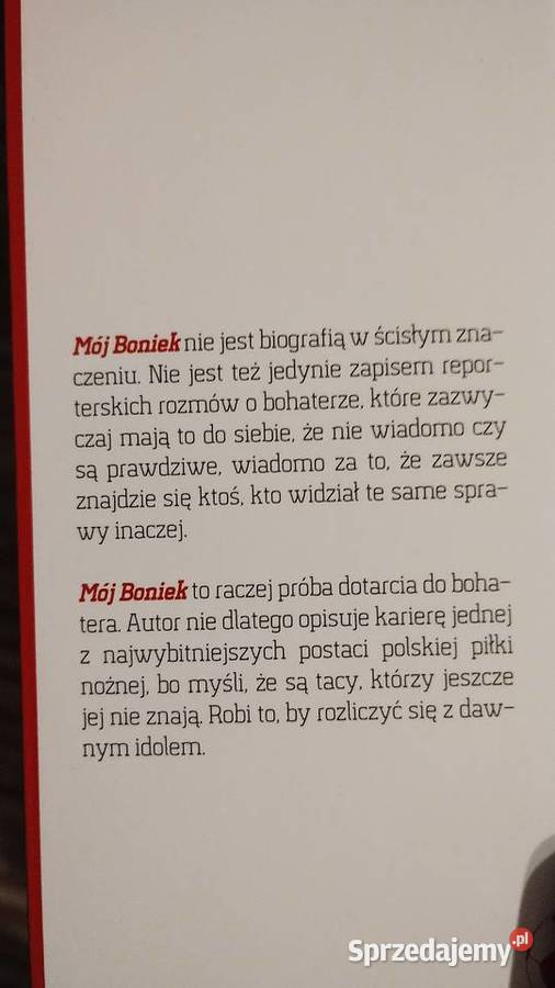 Książka Mój Boniek Jacek Sarzało wielkopolskie Leszno